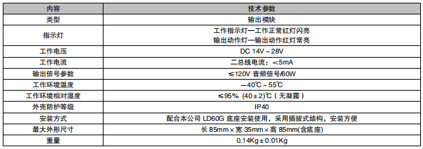 西藏利達(dá)LD6804GT輸出模塊接線安裝技術(shù)