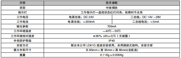 西藏利達LD6806G中繼模塊接線安裝技術