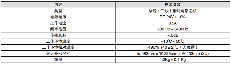 利達HY5711B總線消防電話總機接線安裝技術